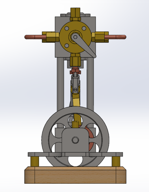 2缸立式船用蒸汽机缩略图